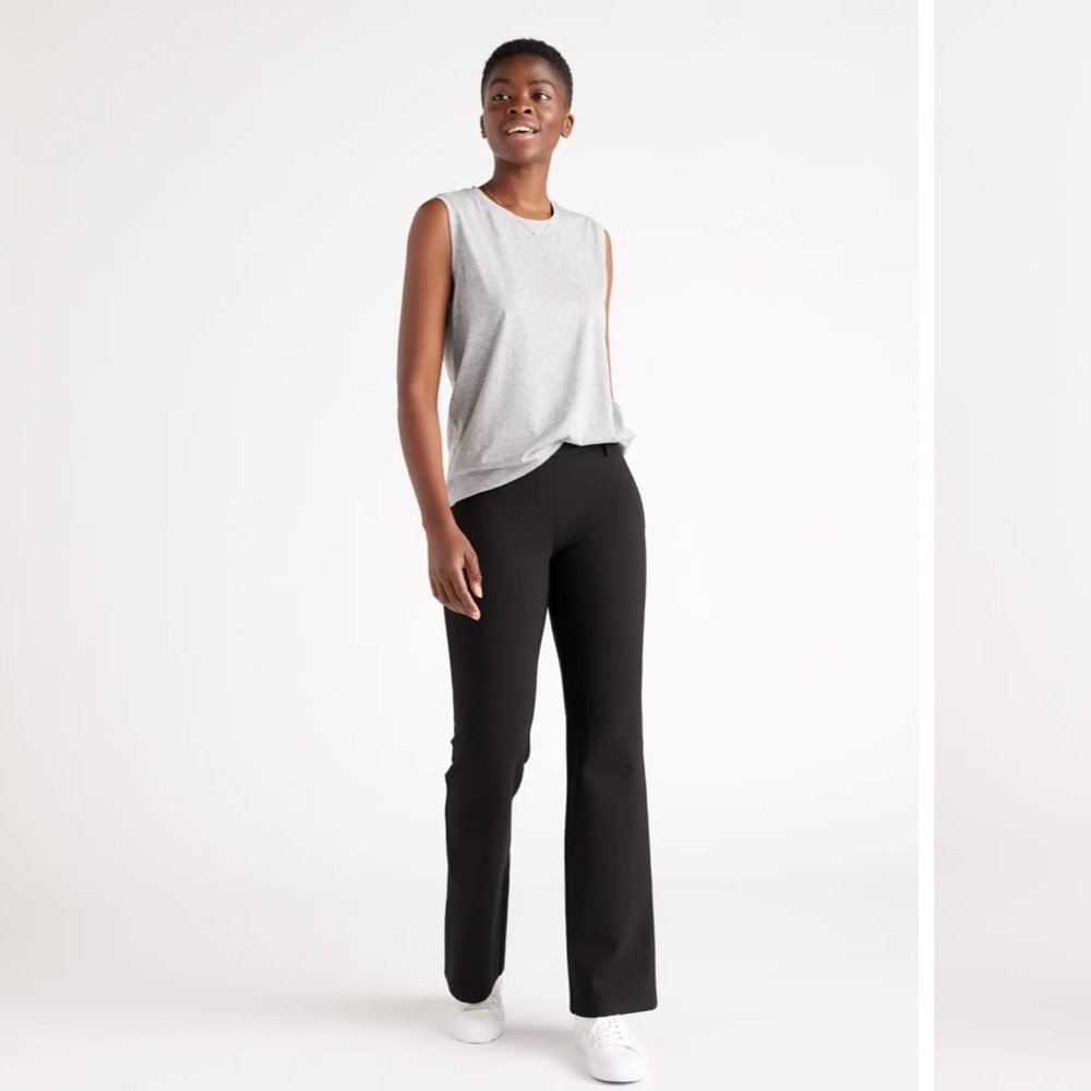 ☀️2/$29 sale! QUINCE NEW ultra-stretch ponte bootcut pant -XL -inseam 32 -black